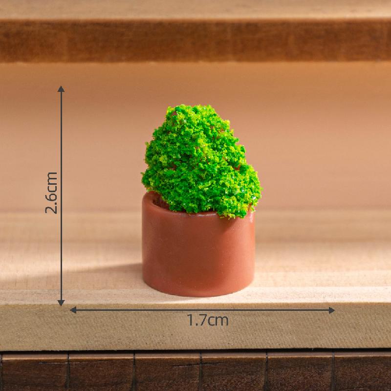 Tiểu cảnh cây cảnh mini giả, lọ sinh thái DIY, phụ kiện treo bàn tiểu cảnh mini (ZC-497)