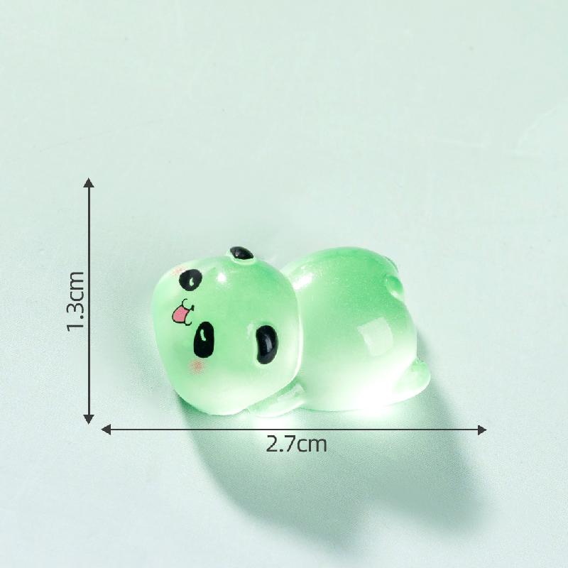 微景观创意夜光趴趴小熊猫萌粒盲袋 DIY装饰品配件迷你桌面小摆件
