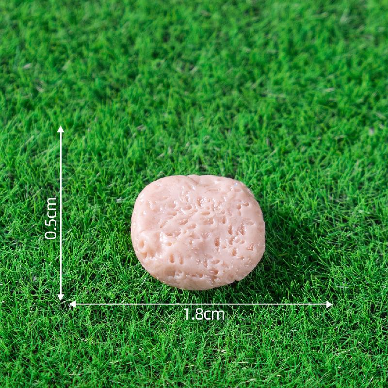 跨境新品微景观树桩屋木椅砖片庭院造景 DIY装饰品配件迷你小摆件