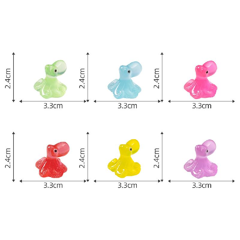 跨境外贸微景观创意夜光海洋动物鱼缸造景 DIY装饰配件迷你小摆件