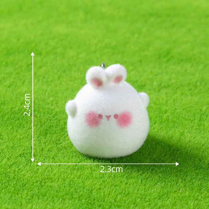 植绒公仔创意可爱小动物系列萌粒 DIY装饰品摆件包包钥匙扣挂配件