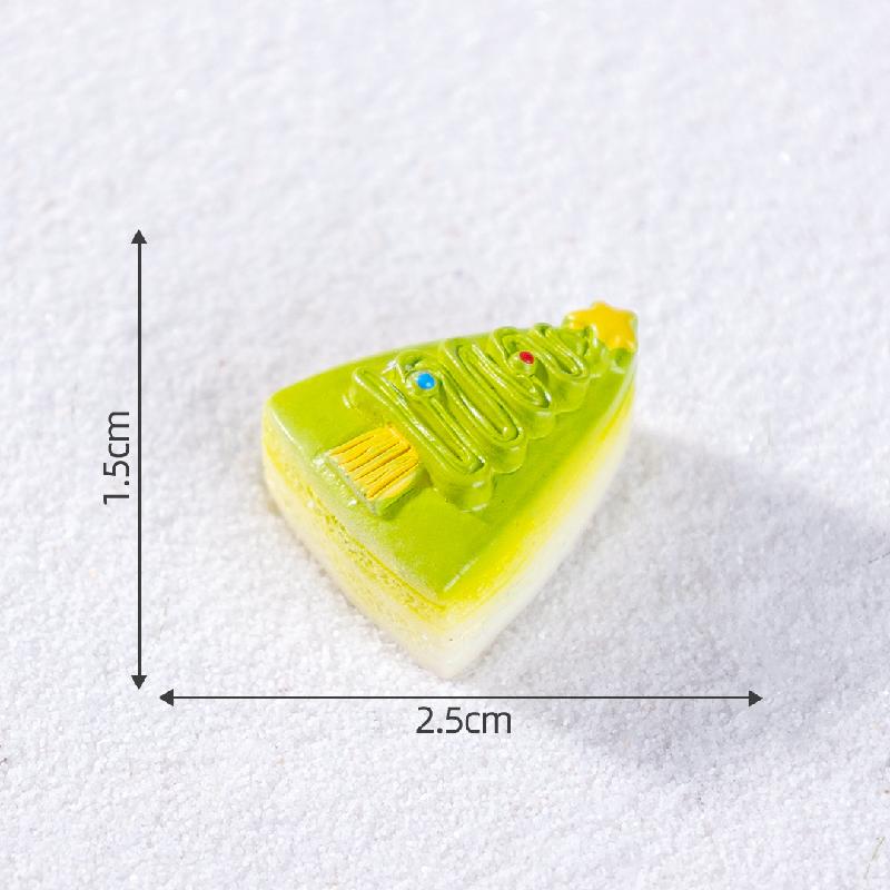 微景观创意圣诞甜品圣诞节食玩造景 DIY装饰品配件迷你树脂小摆件