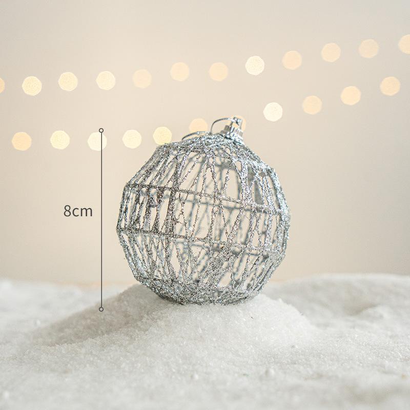 Trang trí Noel: Bóng vàng champagne, nơ trang trí đẹp