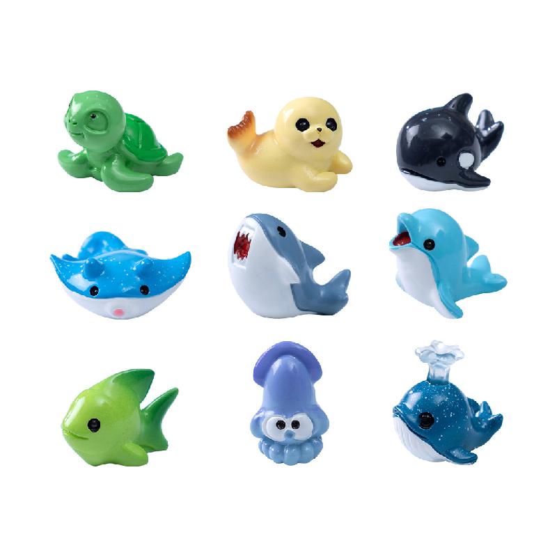 Tiểu cảnh cá heo, sư tử biển, búp bê DIY, sân vườn tiểu cảnh mini đáng yêu (ZC-598)