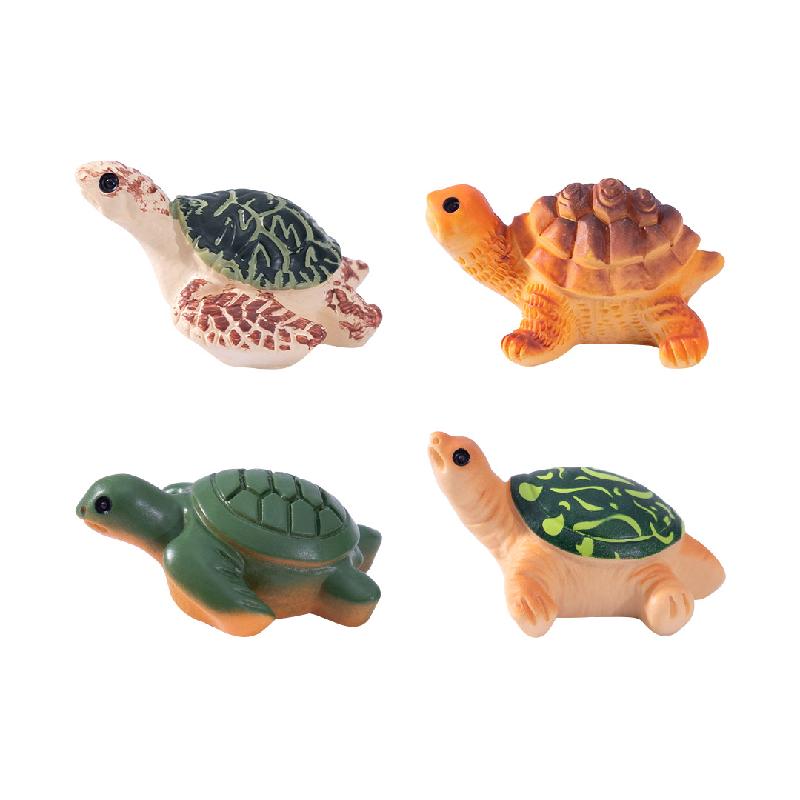 微景观创意仿真海龟小乌龟海洋动物 鱼缸造景DIY装饰品配件小摆件