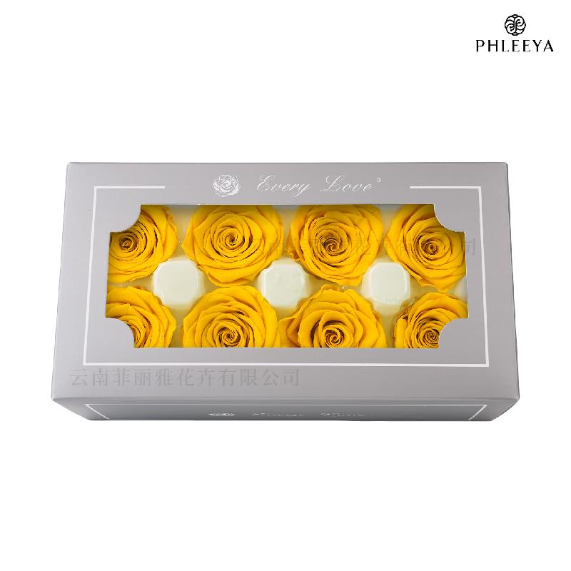 Hoa hồng vĩnh cửu 4–5cm DIY bó hoa quà tặng hoa khô cao cấp (HK-11)
