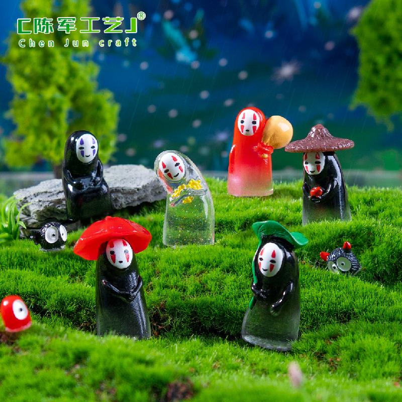 跨境新品微景观创意雨天小孩儿公仔万圣节 DIY装饰配件迷你小摆件