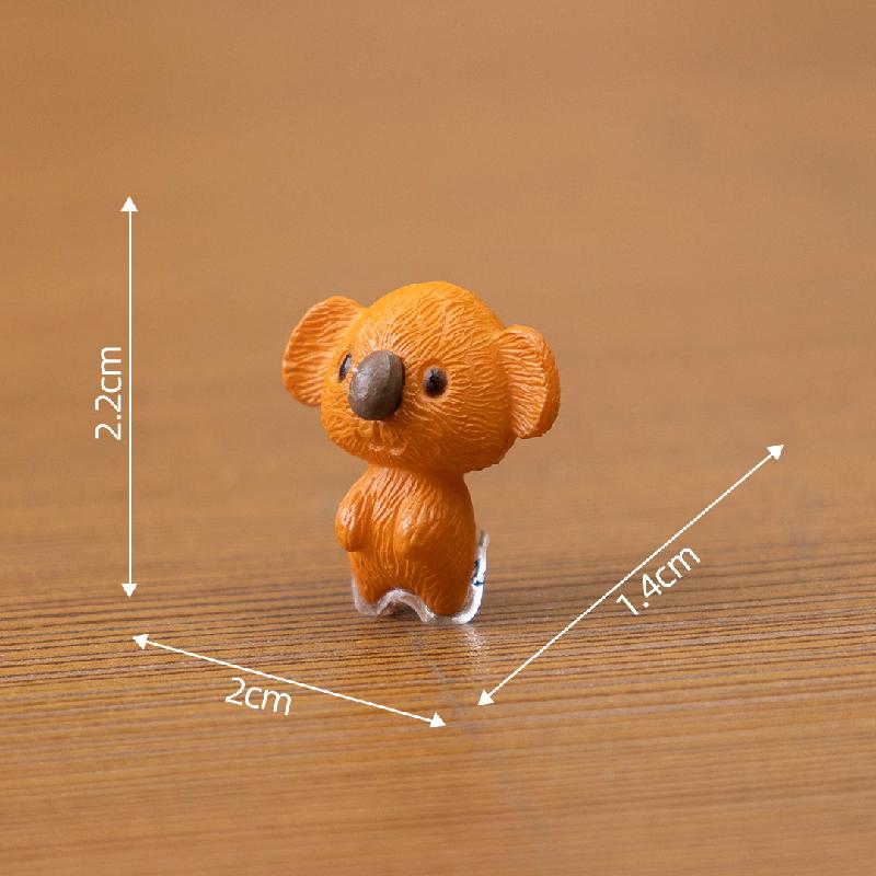 Tiểu cảnh búp bê mini, trang trí bàn với gấu và thỏ dễ thương (ZC-485)