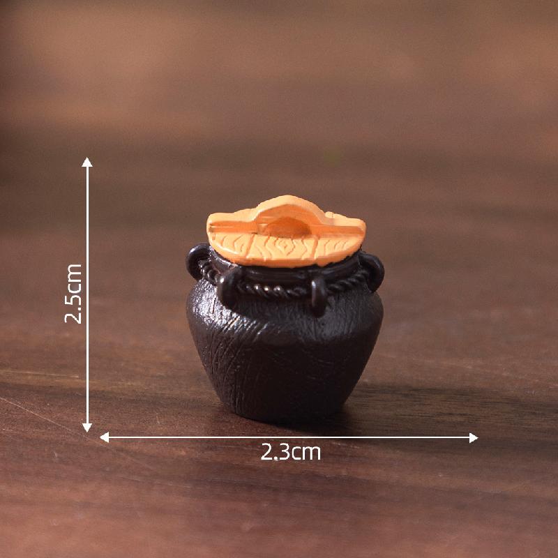 微景观创意仿真桃花酿黄酒酒具娃屋 DIY装饰品配件迷你微缩小摆件