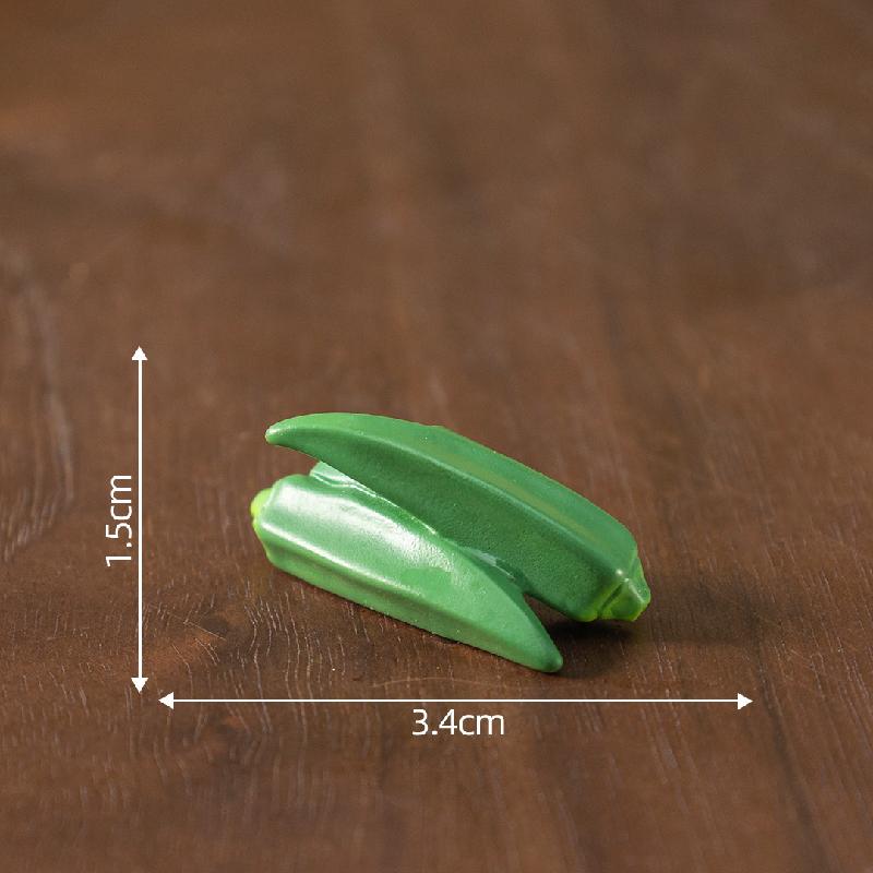 微景观创意仿真南瓜青椒小蔬菜食玩 diy装饰品发夹配件迷你小摆件