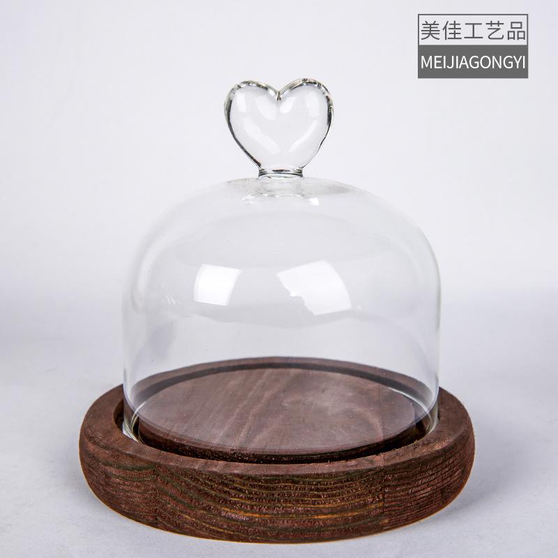 Chụp Thuỷ Tinh Hình Trụ Núm Trái Tim (MJA-14)
