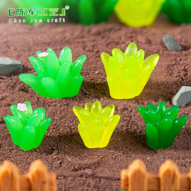 微景观新品创意仿真小草造景材料 DIY装饰配件微生态瓶迷你小摆件