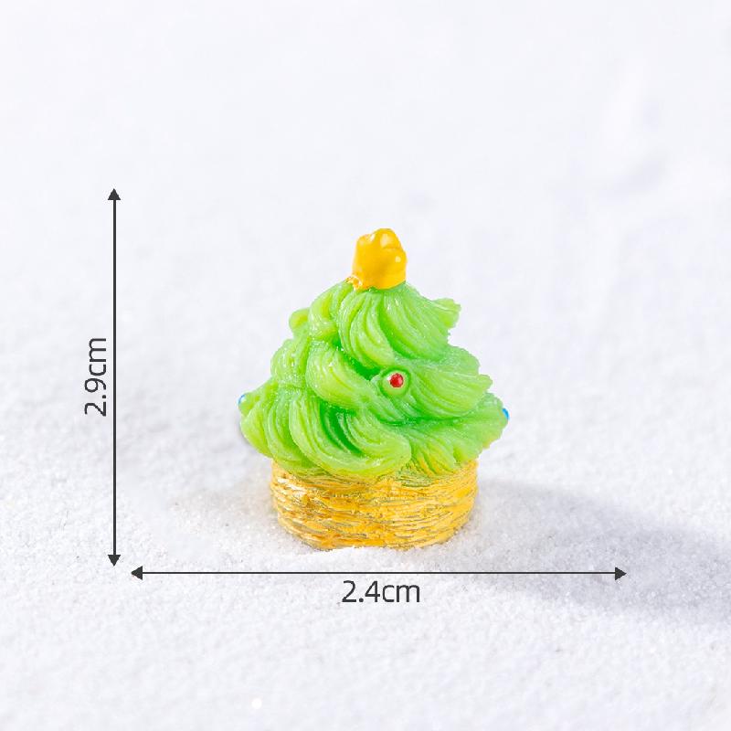 微景观创意圣诞甜品圣诞节食玩造景 DIY装饰品配件迷你树脂小摆件