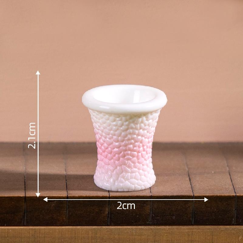 微景观创意简单多彩花瓶盆栽娃娃屋 DIY装饰品配件迷你桌面小摆件