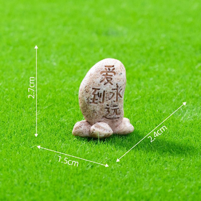 Tiểu cảnh đá tình yêu, quà tặng cây cảnh dễ thương DIY (ZC-611)