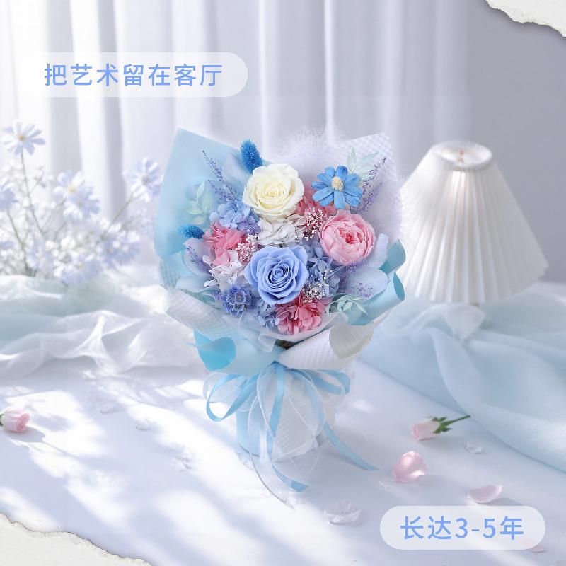 Bó hoa hồng vĩnh cửu quà sinh nhật Noel Valentine (HK-39)