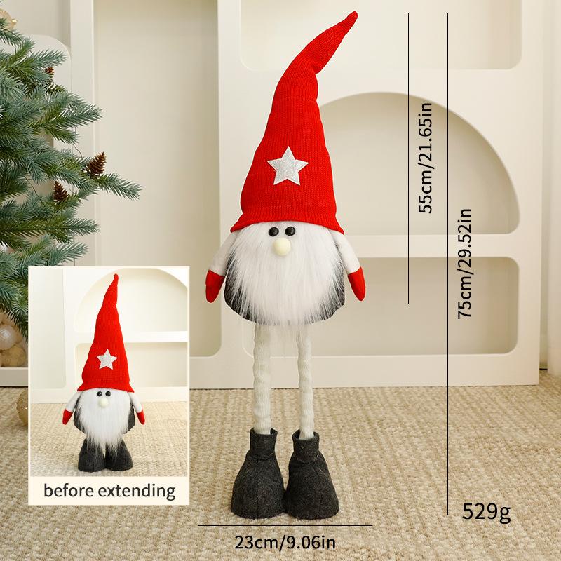 Trang trí Noel: Gnome ông già Noel nhỏ trang trí cửa sổ