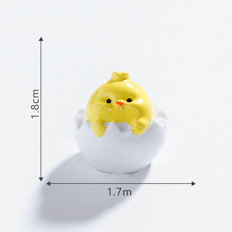 苔藓微景观创意小鸡仔萌粒园艺造景 DIY装饰品配件迷你桌面小摆件