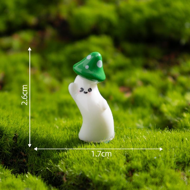 微景观创意趣味歪头小蘑菇萌粒园艺造景 DIY装饰品配件迷你小摆件