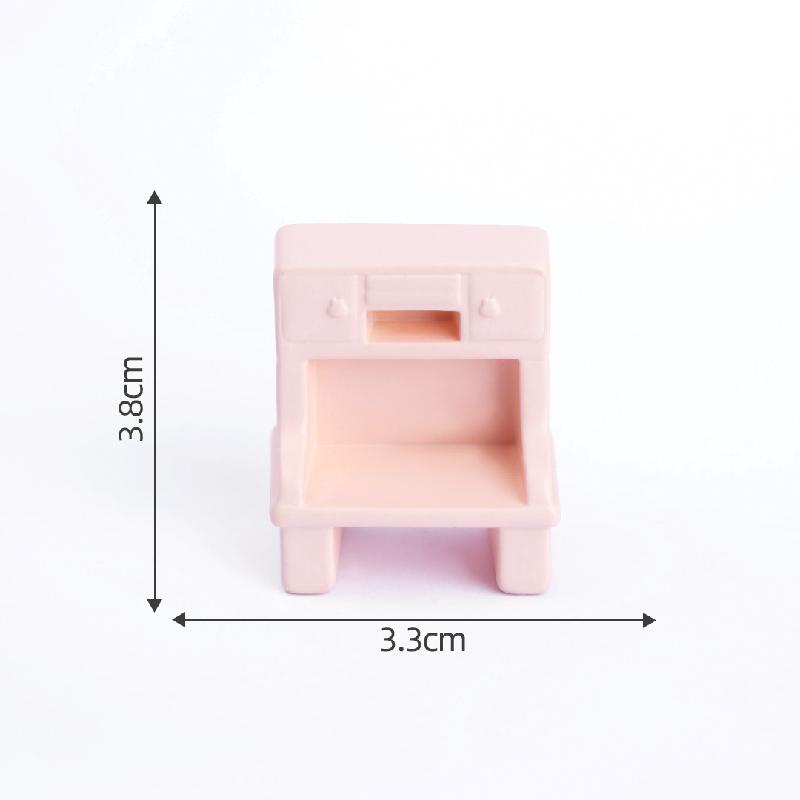 微景观创意可爱粉色卧室娃娃屋 DIY装饰品配件迷你微缩模型小摆件