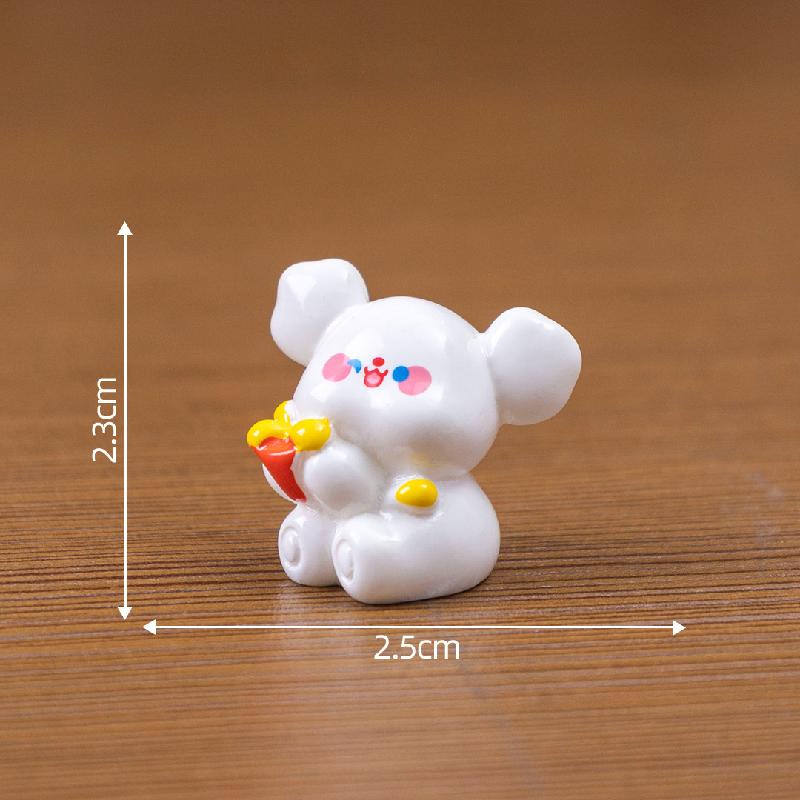 Tiểu cảnh chó tiệc, búp bê DIY, phụ kiện bàn tiểu cảnh mini đáng yêu (ZC-567)