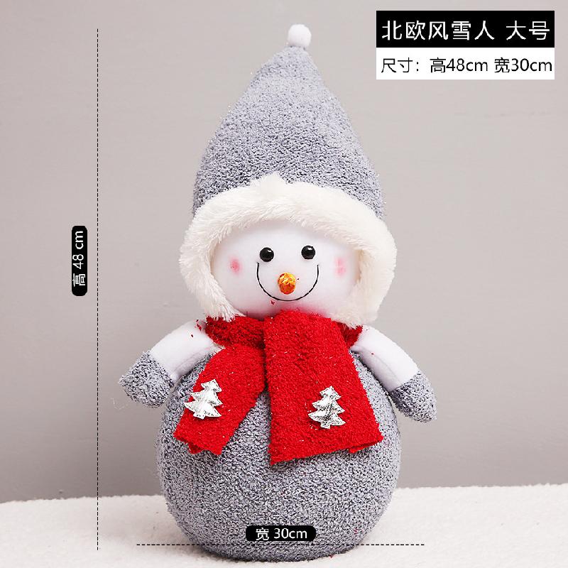 Trang trí Noel: Búp bê người tuyết, cây thông, chụp ảnh