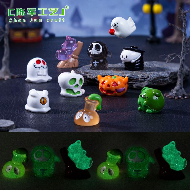 Phụ Kiện Tiểu Cảnh Tiểu cảnh ma xương phát sáng, Halloween DIY, phụ kiện bàn tiểu cảnh mini (ZC-571)