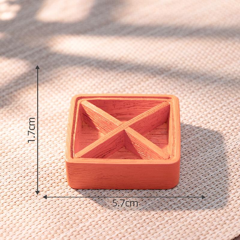 微景观创意古风食盒篮子模型 娃娃屋diy装饰品配件微缩迷你小摆件