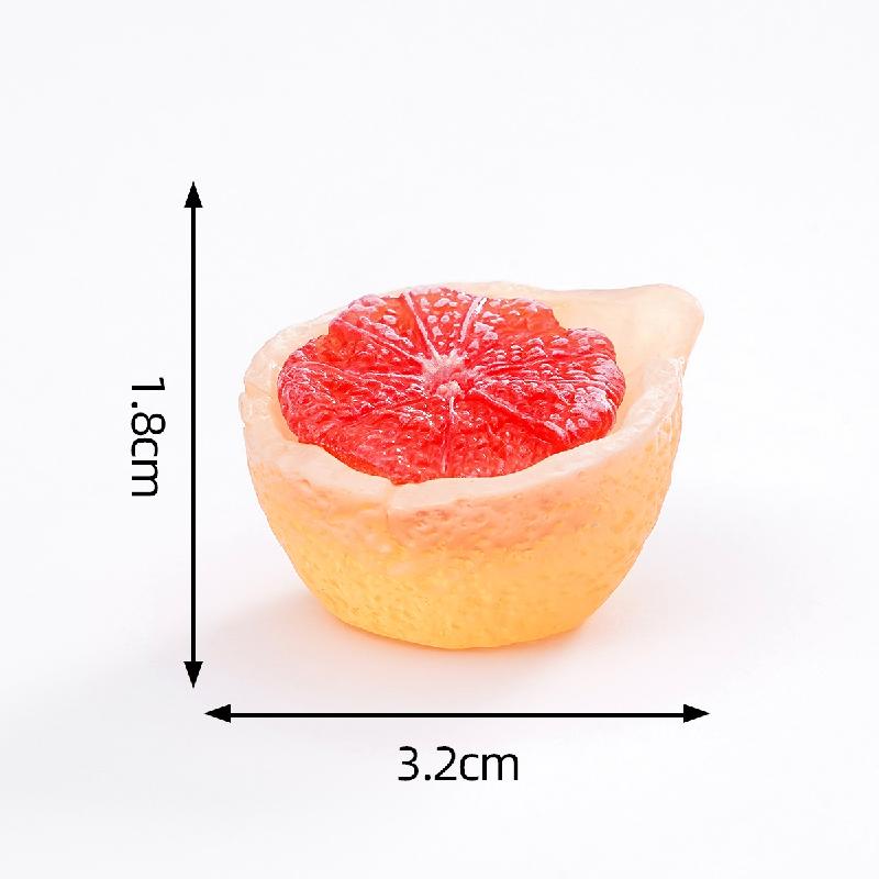 微景观创意夜光半切水果西瓜火龙果萌粒 DIY装饰品配件迷你小摆件