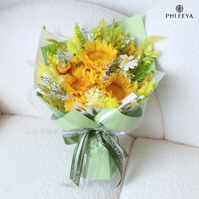 Bó hoa hồng vĩnh cửu quà tặng sinh nhật Valentine Ngày của Mẹ (HK-17)