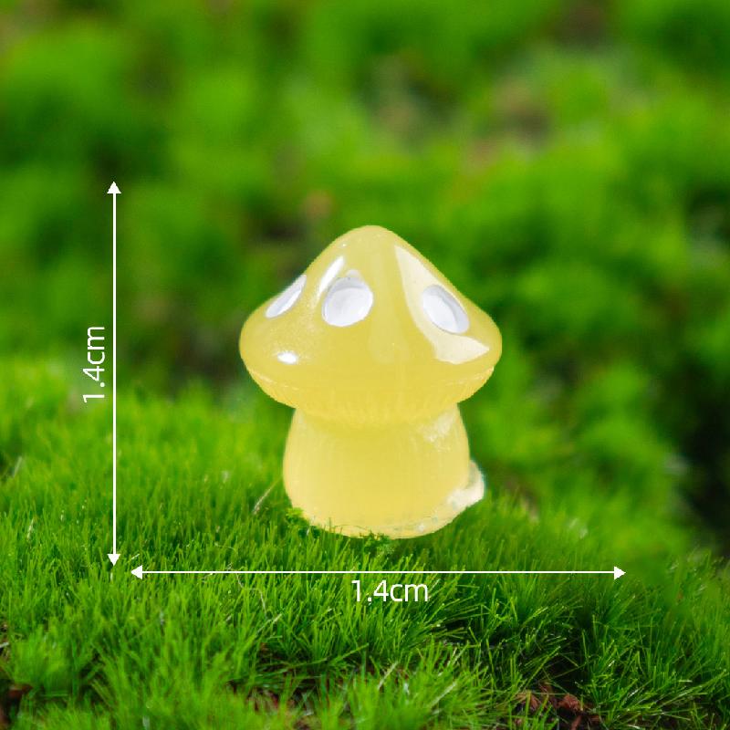 Nấm phát sáng bảy màu trang trí chậu cây rêu DIY (ZC-920)