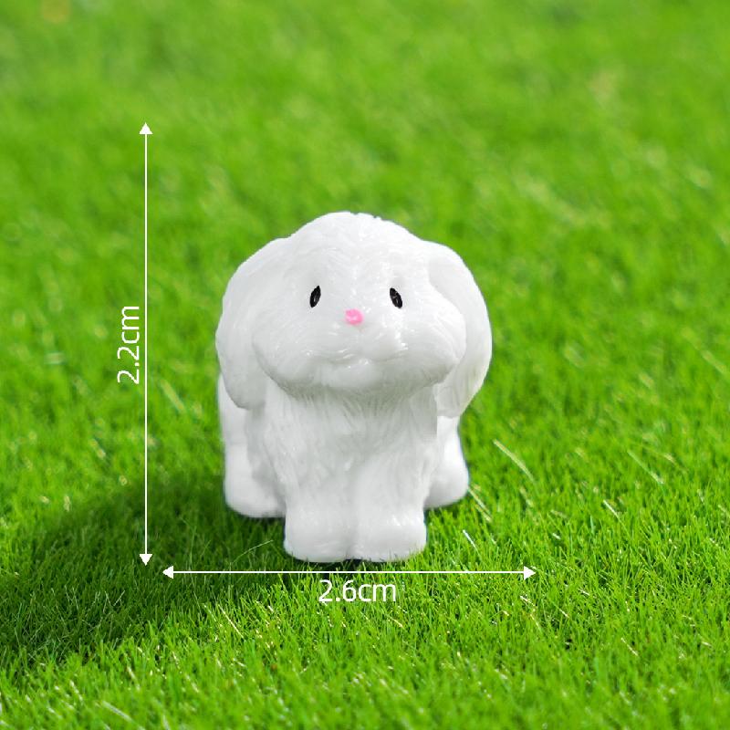 苔藓微景观创意可爱兔子园艺造景 DIY装饰配件迷你车载桌面小摆件