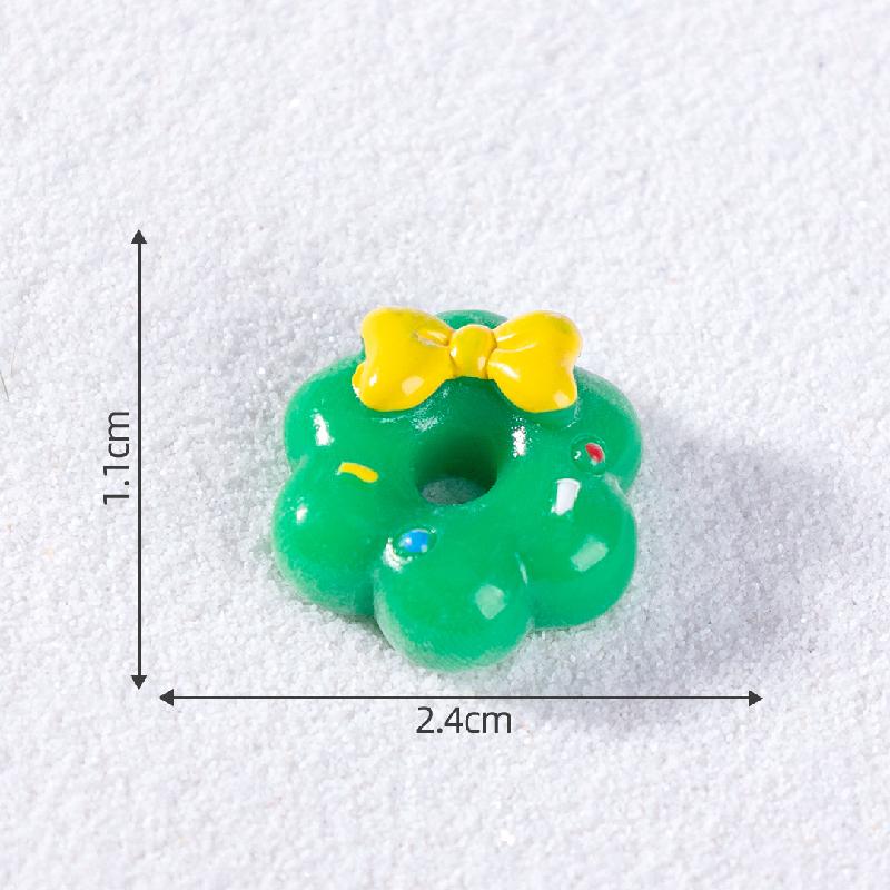 微景观创意圣诞甜品圣诞节食玩造景 DIY装饰品配件迷你树脂小摆件