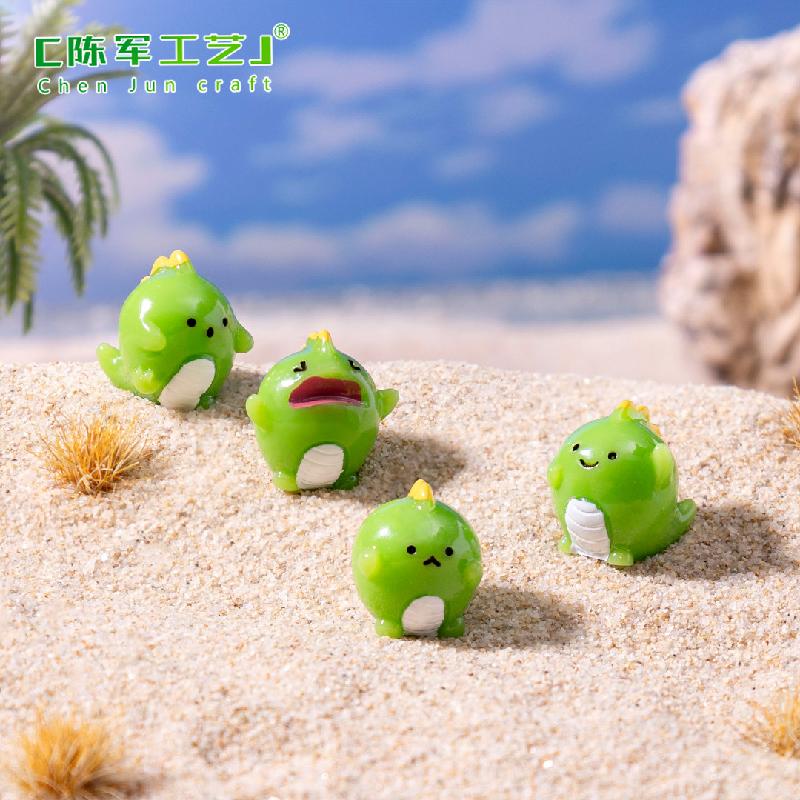 微景观创意可爱小恐龙公仔动物 DIY装饰品配件迷你车载桌面小摆件