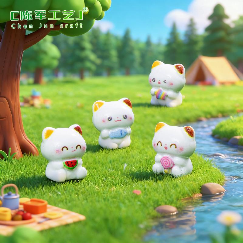 Mèo Tam Thể Mini Trang Trí (PK-209)