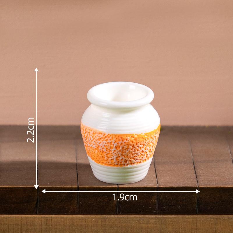 微景观创意简单多彩花瓶盆栽娃娃屋 DIY装饰品配件迷你桌面小摆件