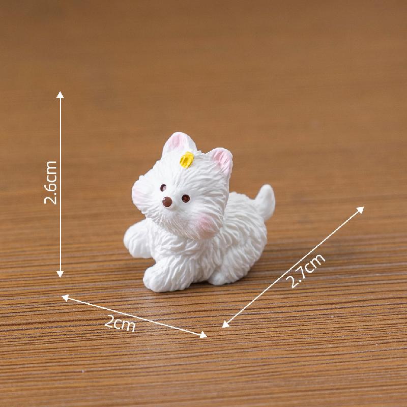 Chó Westie Chạy Bộ Mini Trang Trí (PK-162)