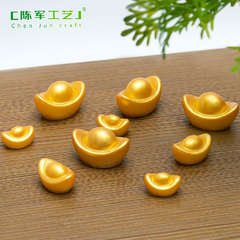 Bộ thỏi vàng lớn nhỏ – Phụ kiện tài lộc, nhiều kích thước (M-94)