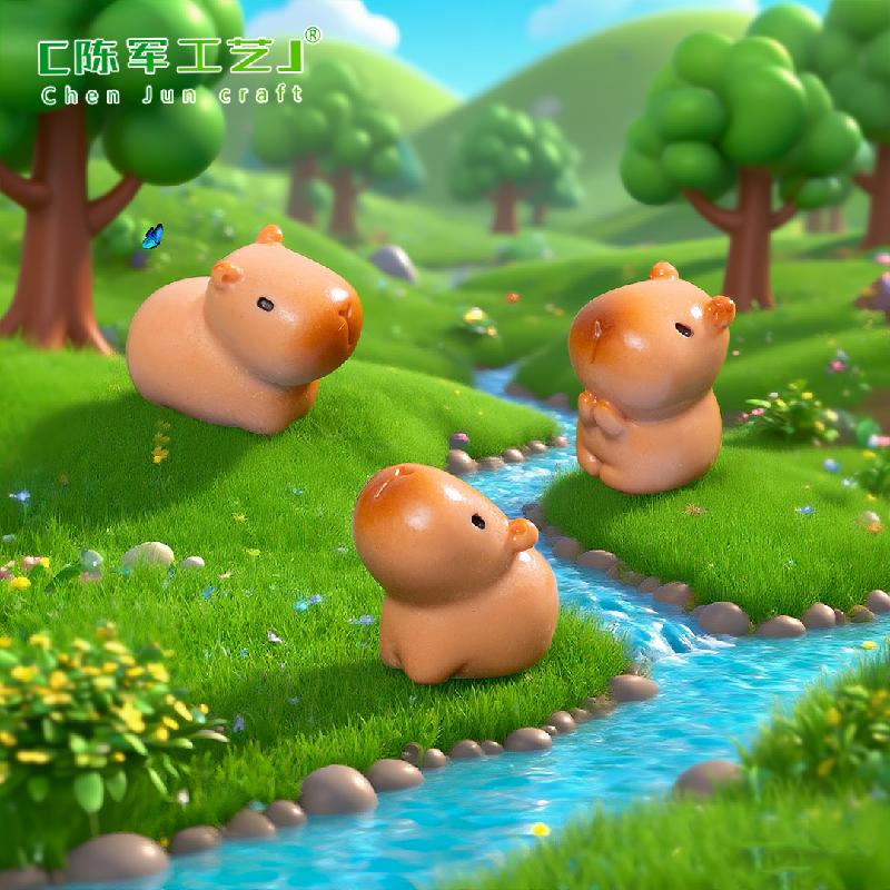 Capybara Mini Trang Trí Tiểu Cảnh (PK-255)