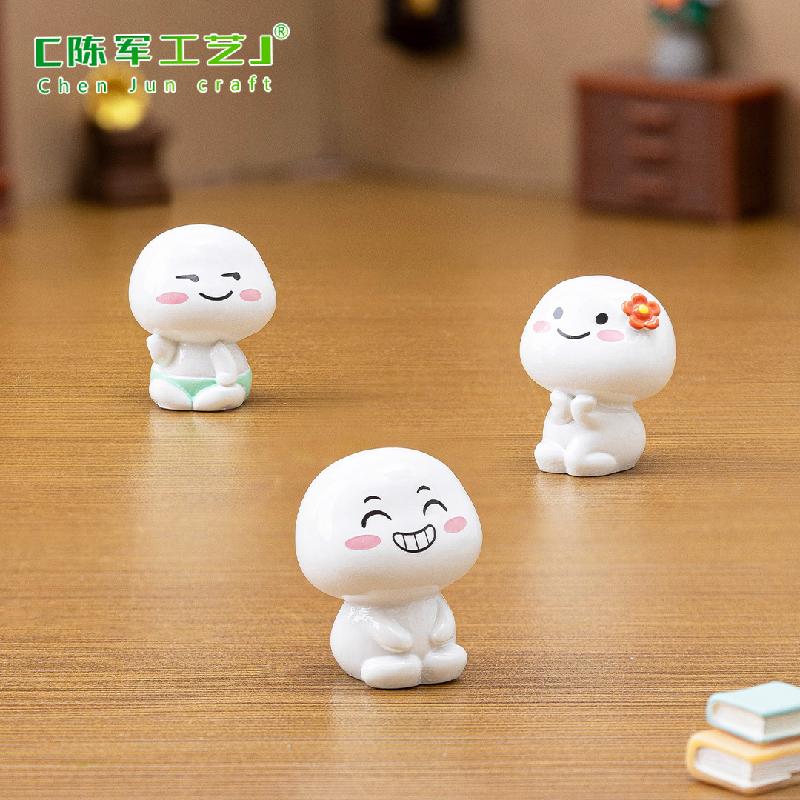 Bánh trôi biểu cảm mini trang trí nhà búp bê (PK-709)