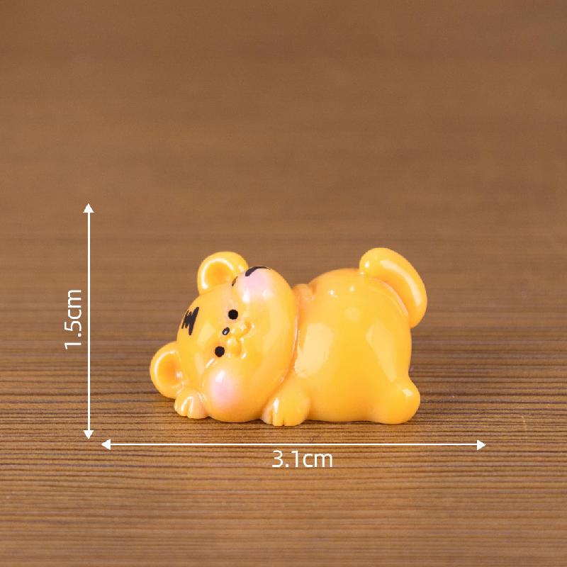 微景观创意十二生肖排排趴萌粒 DIY装饰品配件迷你车载桌面小摆件