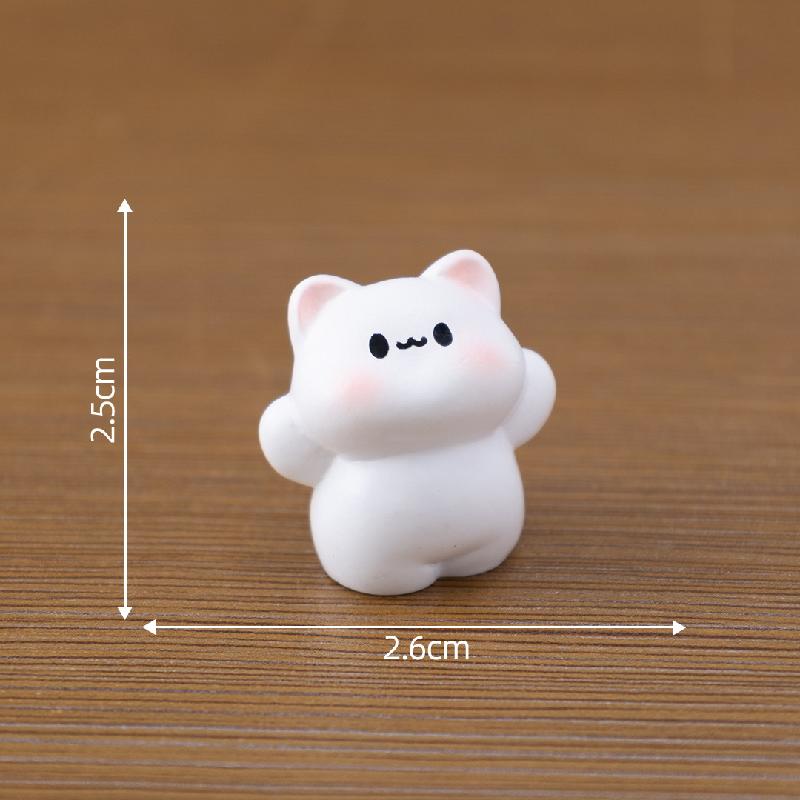 微景观创意可爱小猫小狗公仔娃娃屋 DIY装饰品配件迷你桌面小摆件