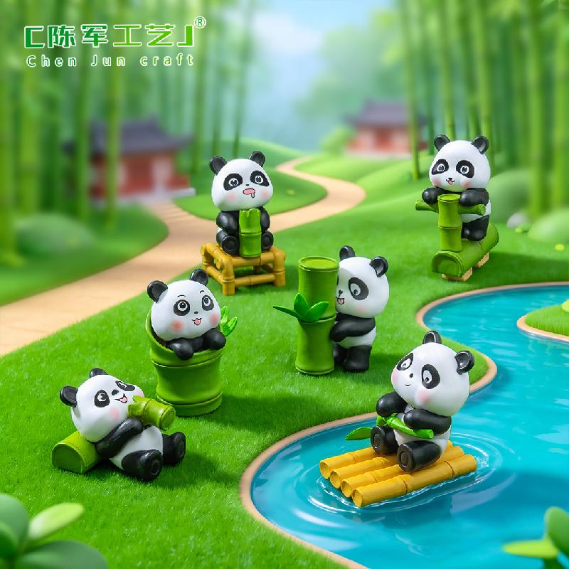 Gấu Trúc Dễ Thương Mini Trang Trí (PK-96)