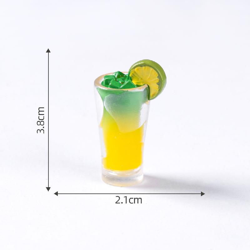 微景观创意仿真饮料冰沙食玩 DIY装饰品盲袋挂配件迷你微缩小摆件