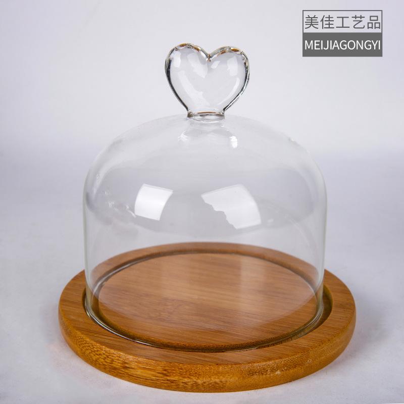 Chụp Thuỷ Tinh Hình Trụ Núm Trái Tim (MJA-14)