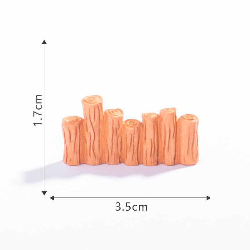 微景观创意小栅栏木板竹子围栏园艺造景 DIY装饰品配件迷你小摆件