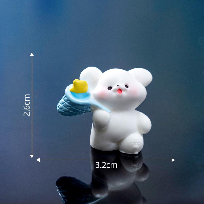 微景观创意太空星月小狗萌粒公仔 DIY装饰品挂配件迷你桌面小摆件