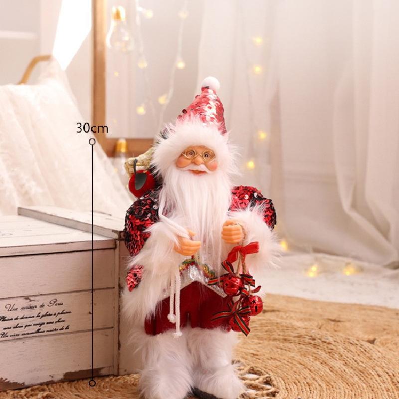 Trang trí Noel: Búp bê ông già Noel cho khách sạn, nhà hàng