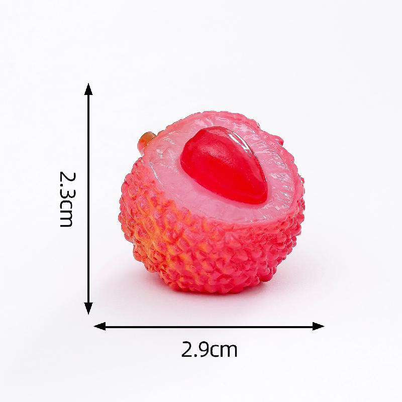 微景观创意夜光半切水果西瓜火龙果萌粒 DIY装饰品配件迷你小摆件