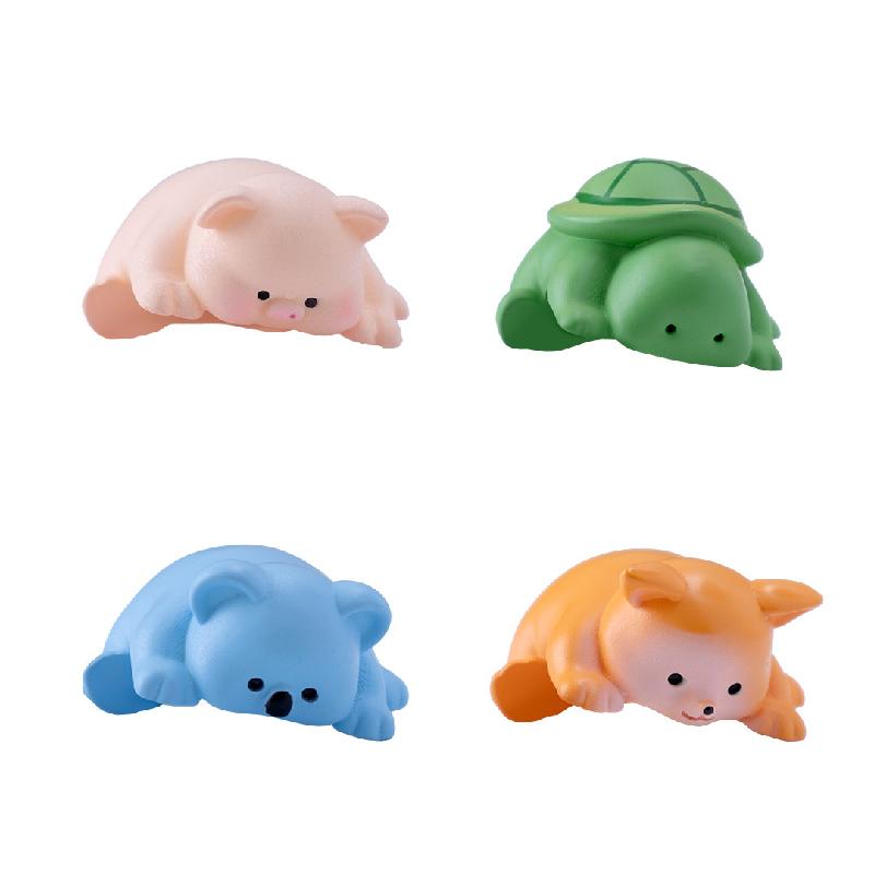 微景观创意可爱小猪乌龟趴趴小动物公仔 DIY装饰品配件迷你小摆件